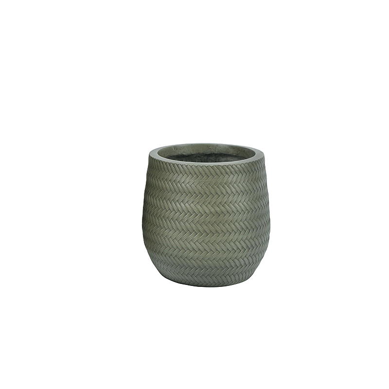 Hjemmepotte ø 22 cm, grøn, sildebensfarvet
