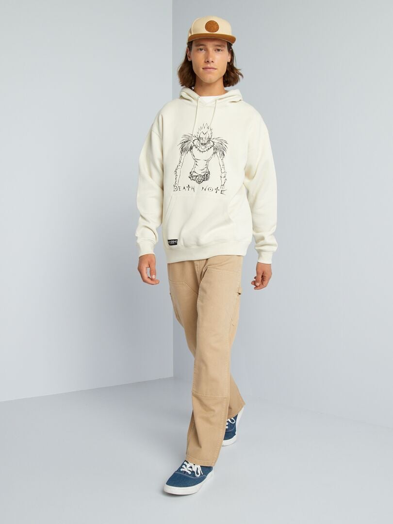 Bluza z kapturem „Deathnote” – BIAŁA