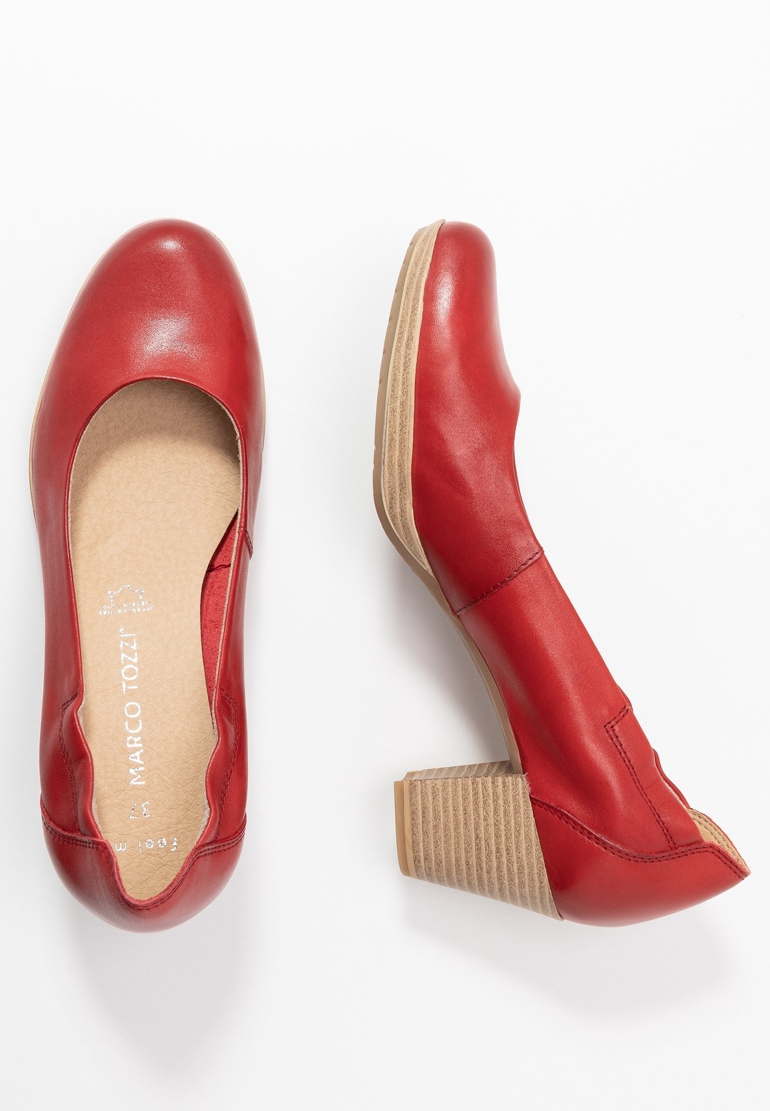 Marco Tozzi Klasične štikle - crvene