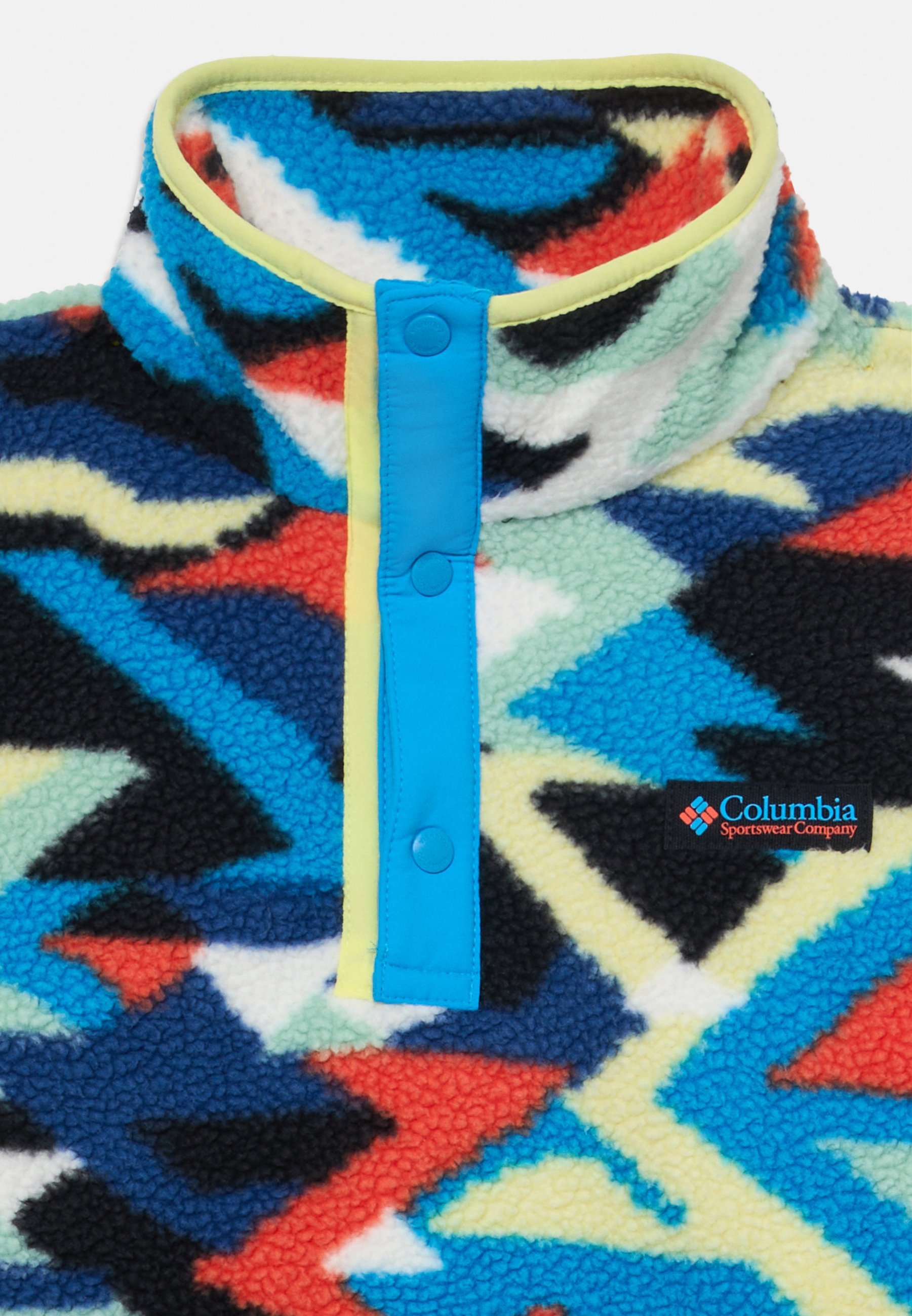 Columbia HELVETIA PRINTED HALF SNAP - Fleece trui - kompasblauw
