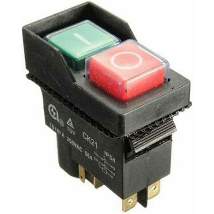 Mezcladora de concreto eléctrica, interruptor de encendido/apagado, interruptor solenoide CK21B/250V, carburador de 5 pines.