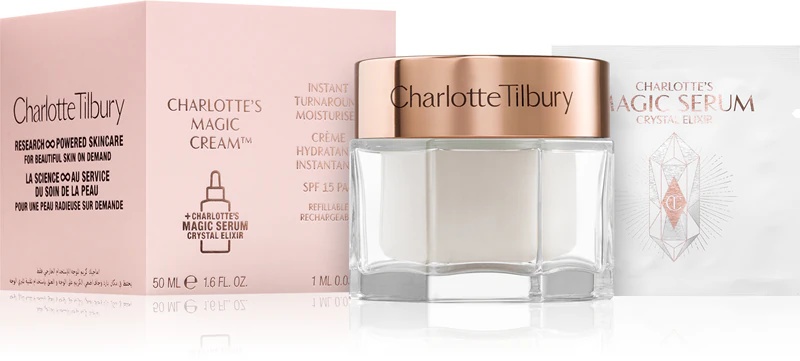 Charlotte Tilbury Charlotte's Magic Cream nostiprinošais un mitrinošais krēms ar SPF 15