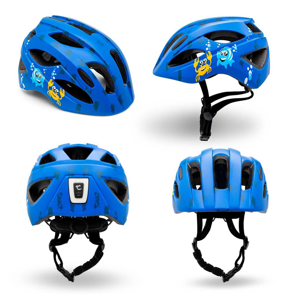 Casco De Bici Para Niños De 6 A 12 Años | Azul Oceano | Homologado En1078