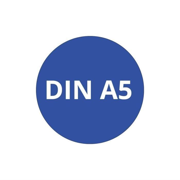 Risma di carta Clairefontaine formato A5 da 80 g - Bianca