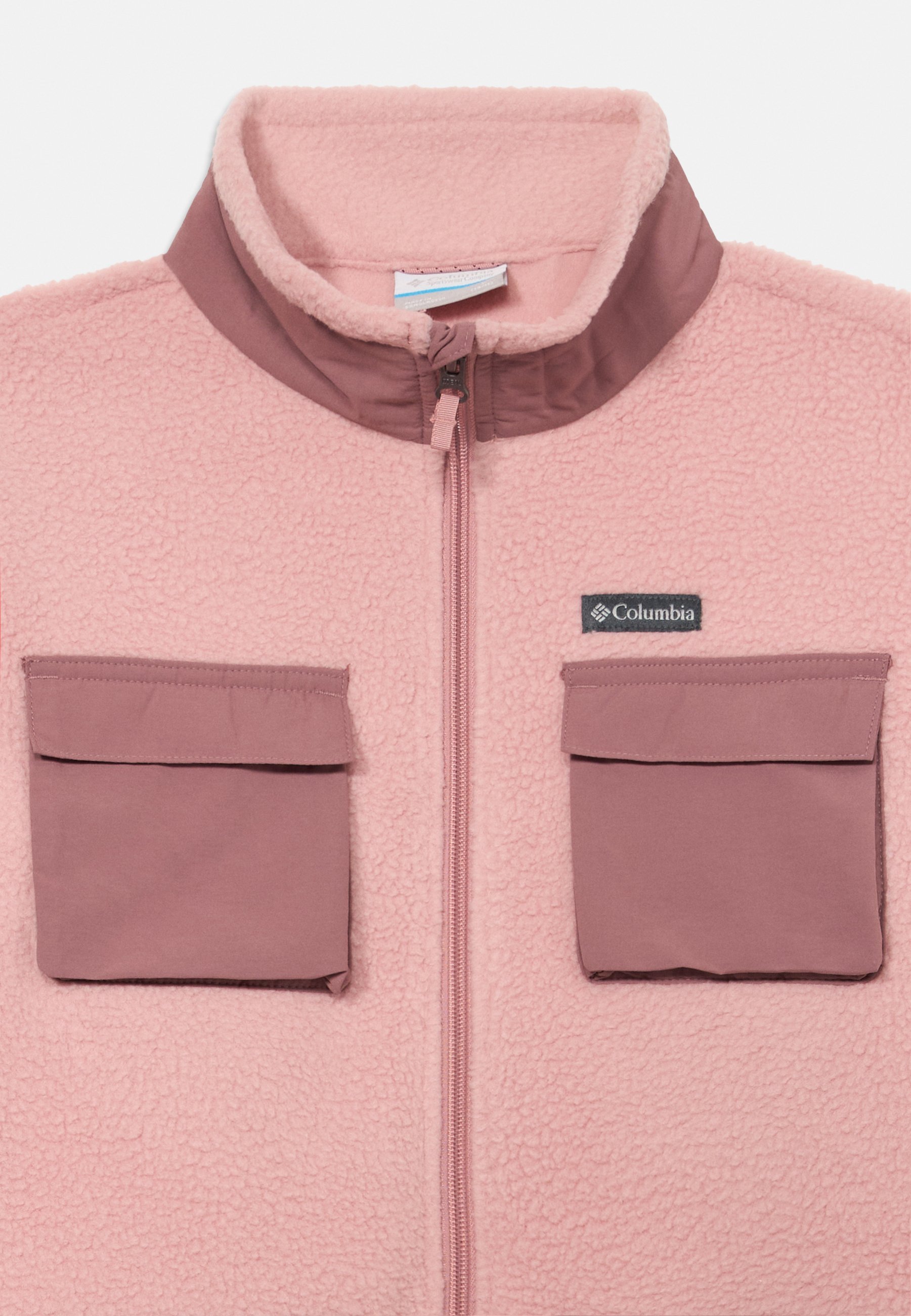 Columbia JASPER RIDGE FULL ZIP UNISEX - Fleecetakki - eraser pink/fig