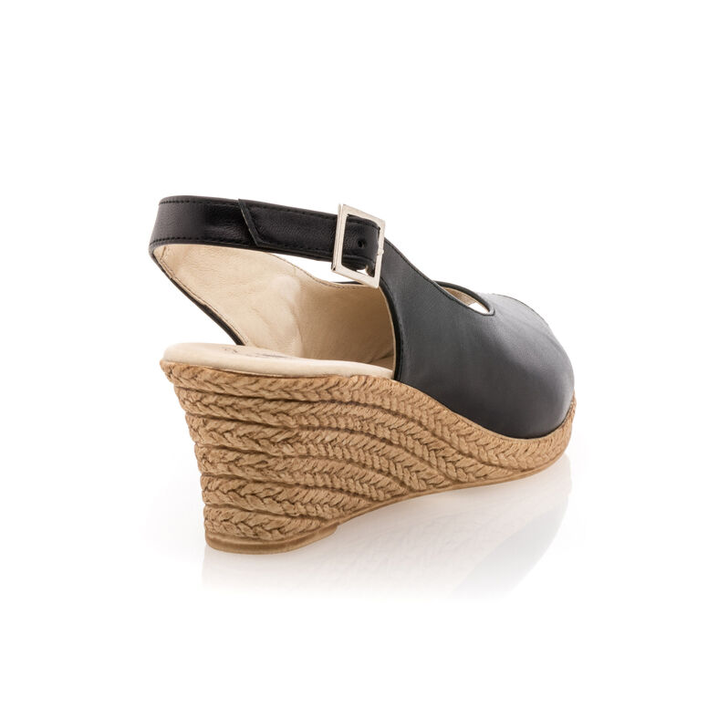 Zapatos cómodos para mujer, color negro.