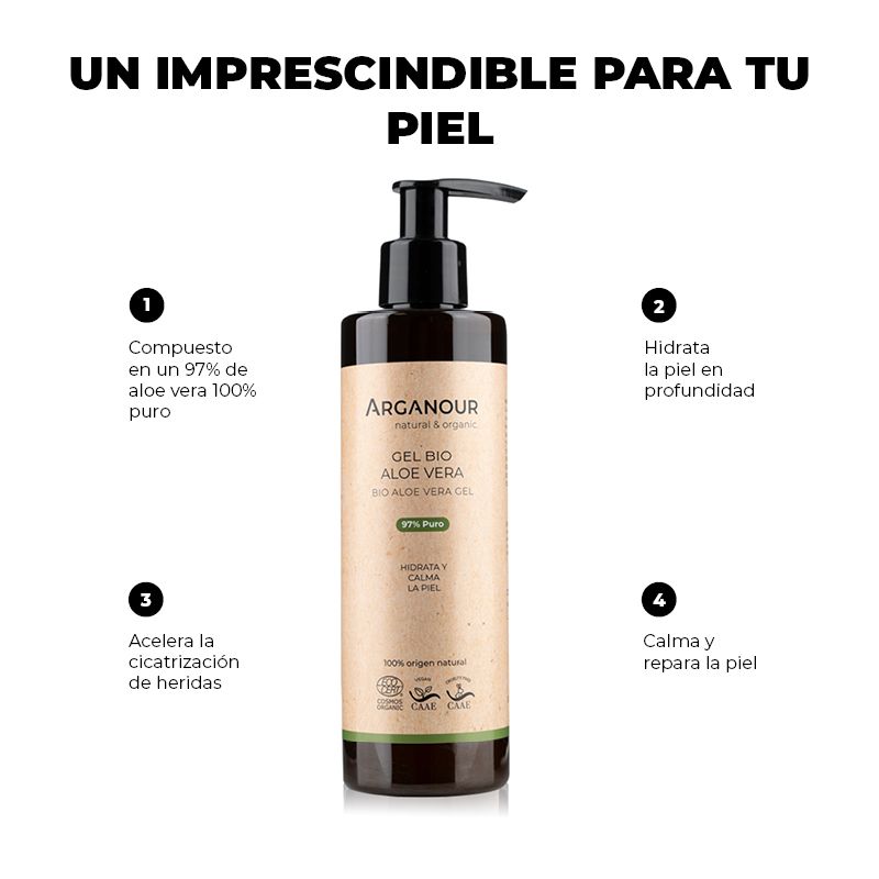 97 % organski gel aloe vere Mleko za telo in losjoni za telo