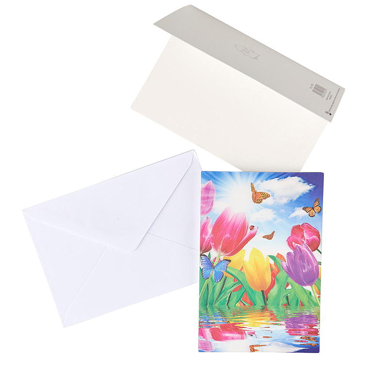 Biglietti con fiori 3D