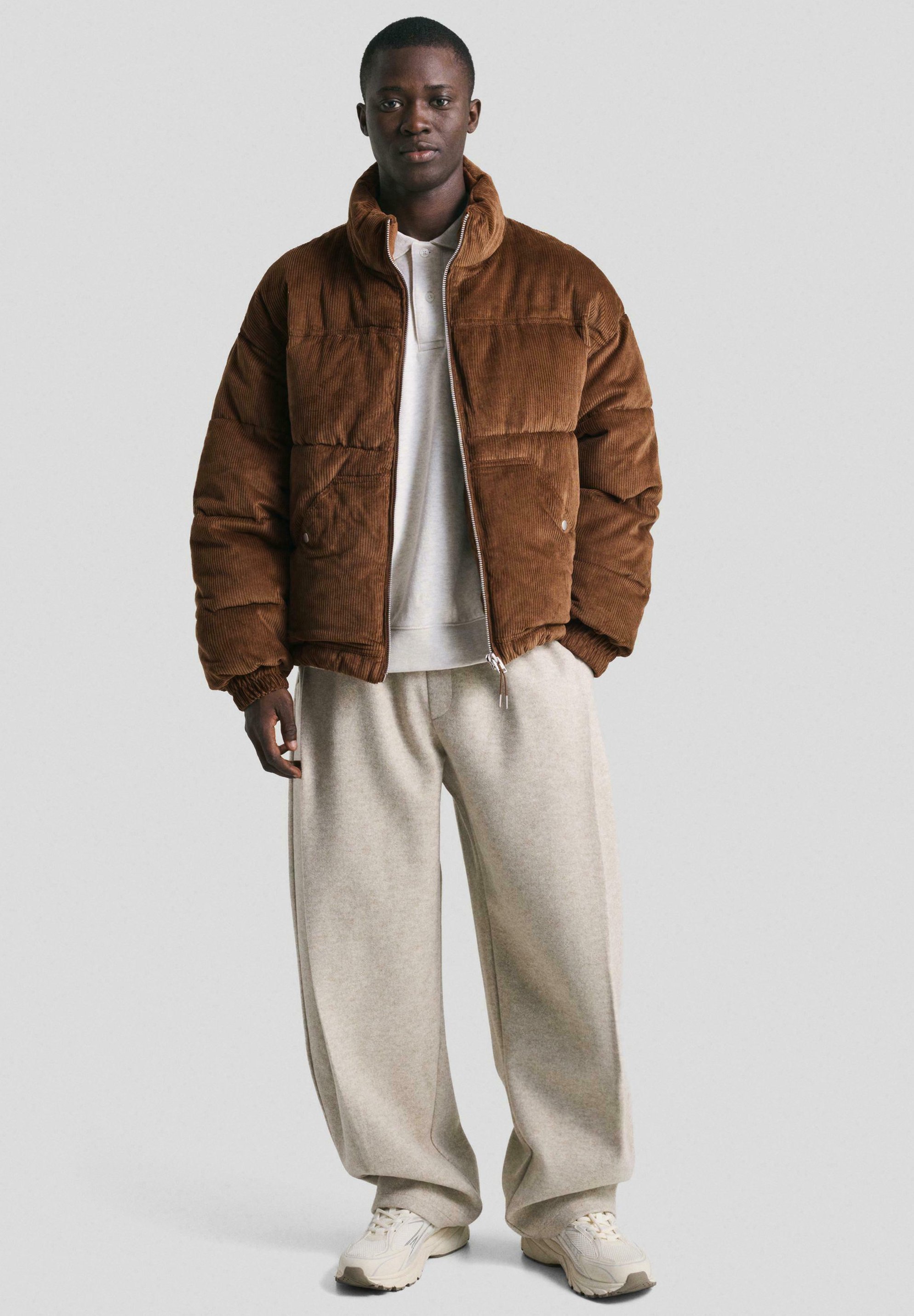 Giacca invernale Bershka - marrone scuro