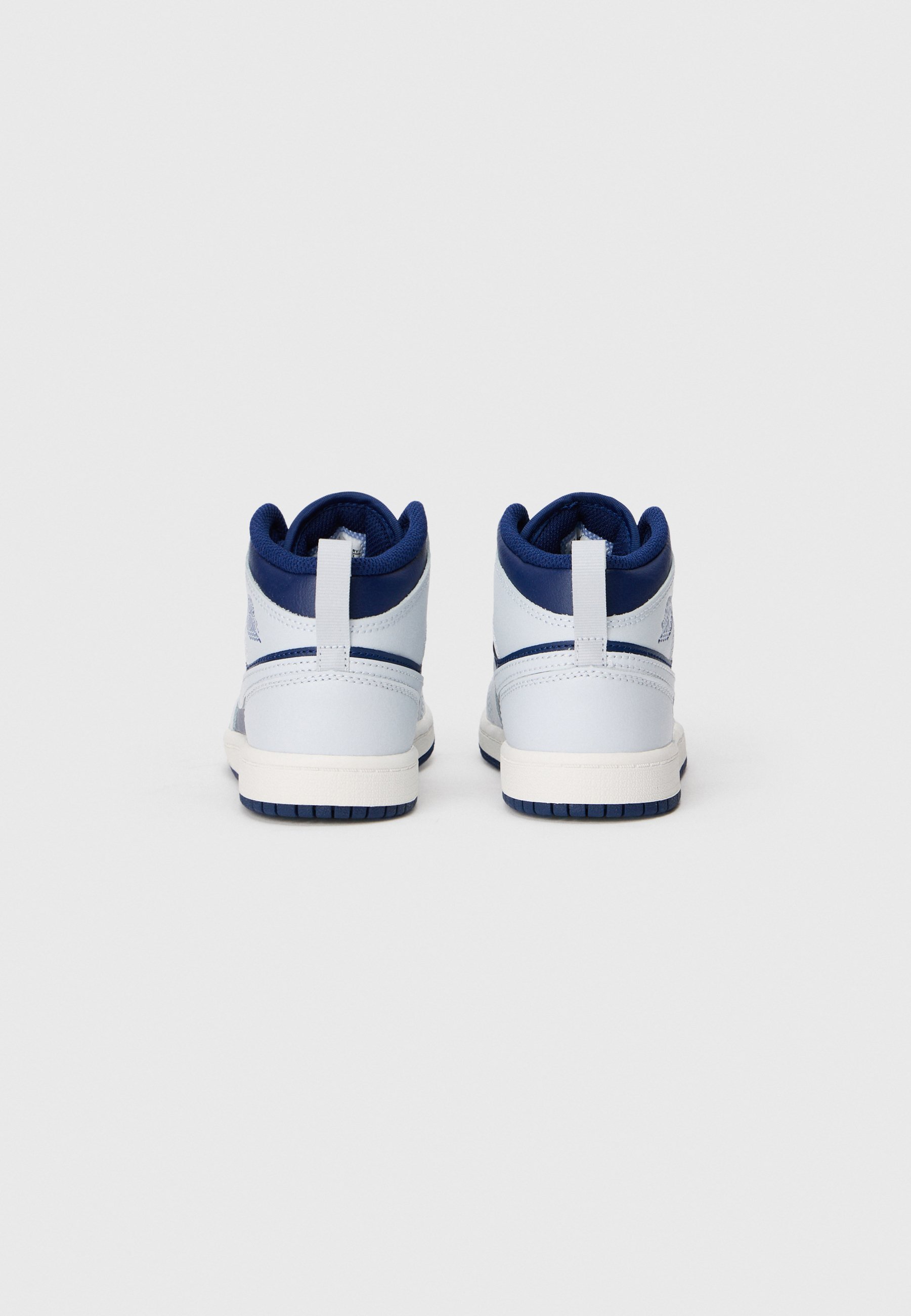 Jordan JORDAN 1 MID UNISEX - Hoge sneakers - blue void/pure platinum-coloured/summit white/hot lava/photo blue