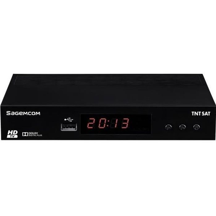 SAGEM DS81 HD Satellite Digital Terrestrial Adapter - Black