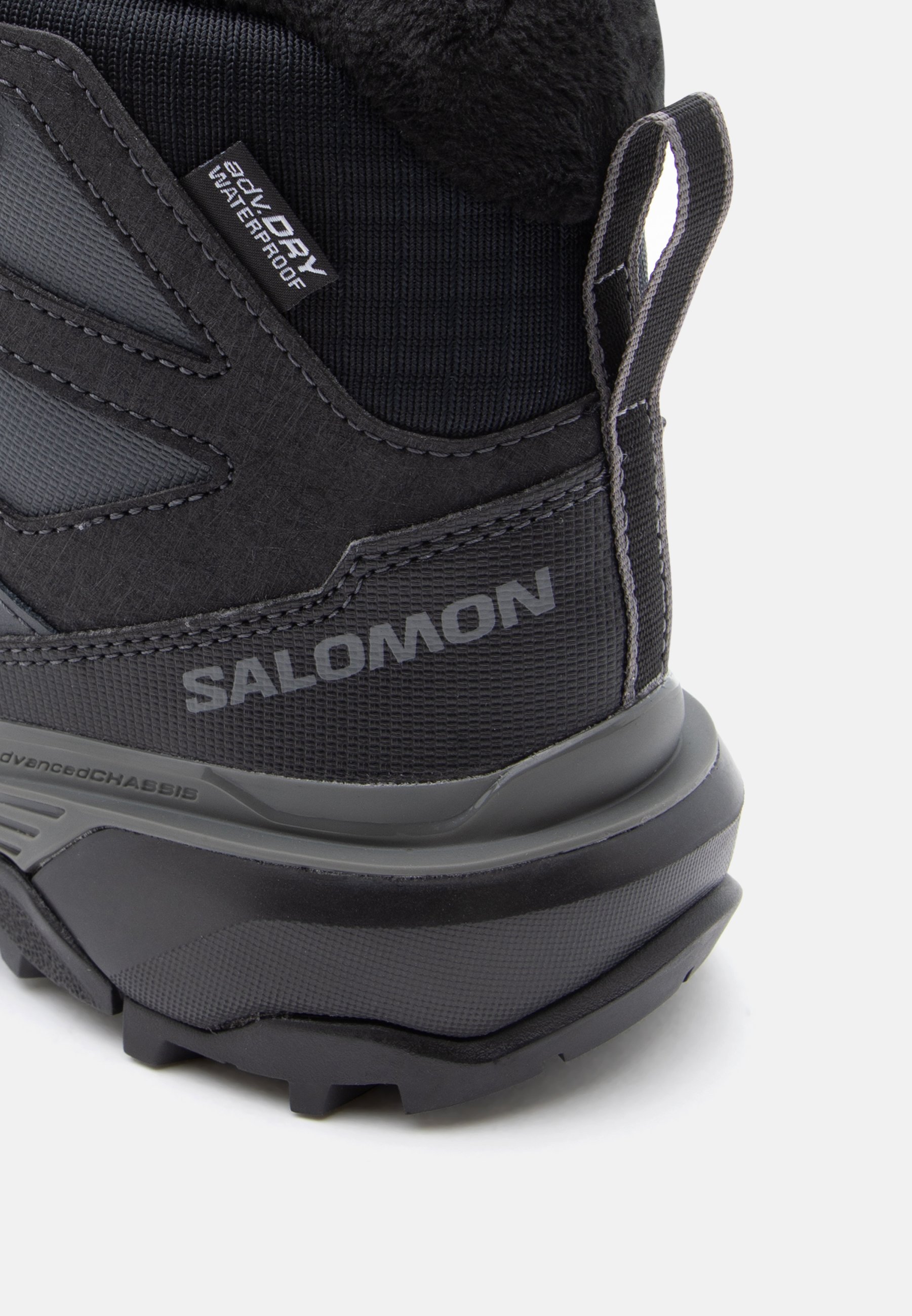 Salomon X ULTRA WP - Winterlaarzen - zwart/asfalt/kasteelrots