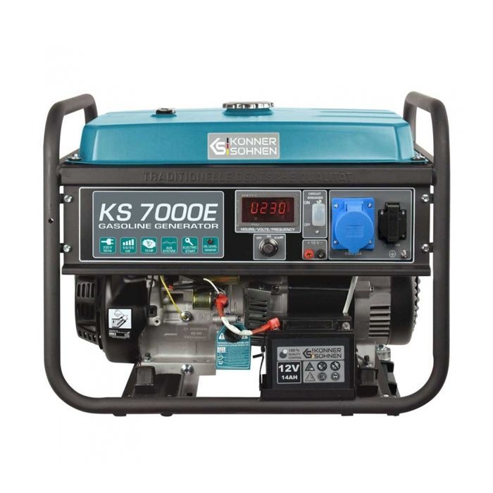 Generador - Konner & Sohnen - KS 7000E - 5500W - Gasolina - Arranque manual