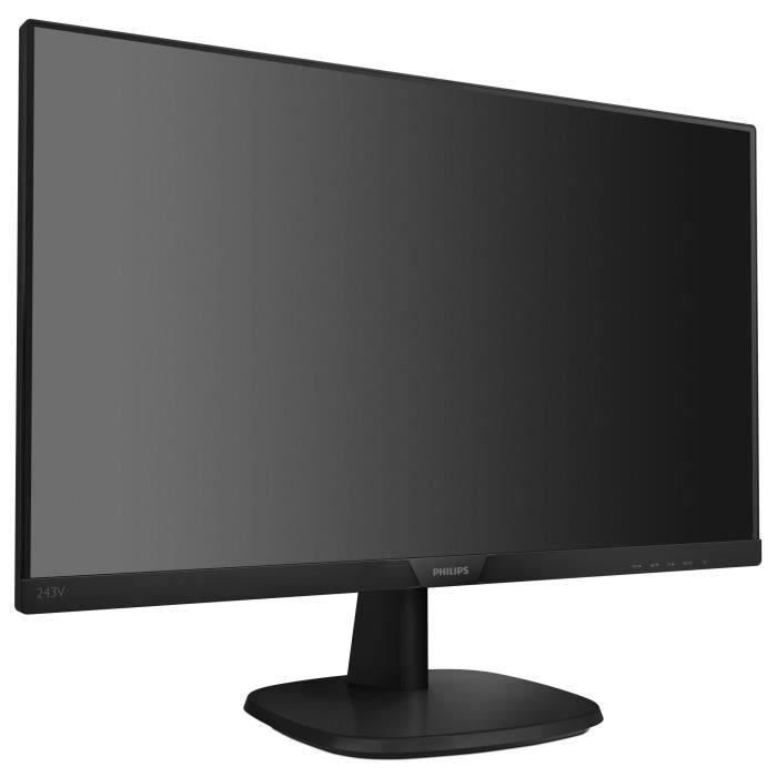 Monitor LCD Philips V-line 243V7QDSB - Full HD 1920x1080 - 16:9 - Negro - 16,7 millones de colores
