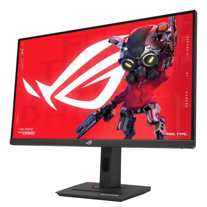 Monitor per PC da gioco Asus ROG Strix XG27UCS da 27 pollici 4K UHD, colore grigio.