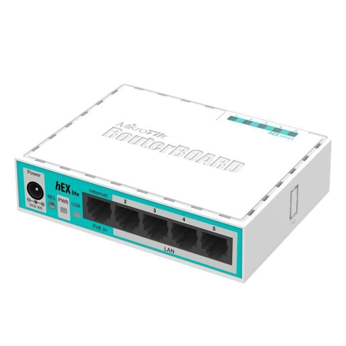 Mikrotik hEX lite Connected Router Weiß