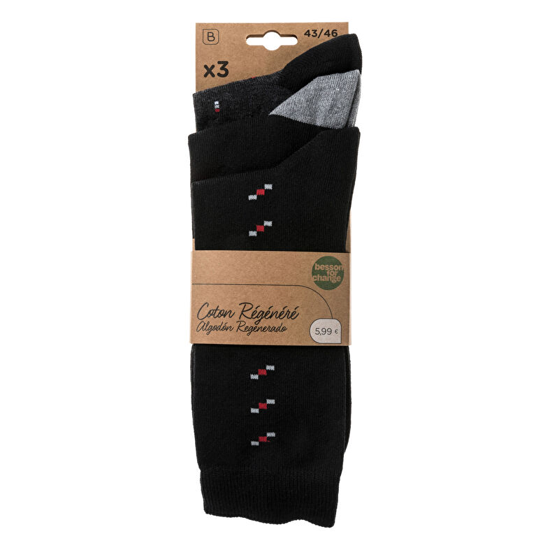 Schwarze Socken und Strumpfhosen für Herren