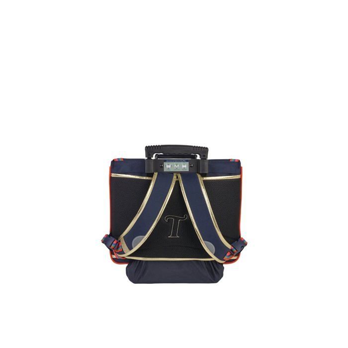 Mochila escolar com rodinhas - TANN'S - Leila's Fantasies - 41cm - 2 compartimentos - Multicolorida