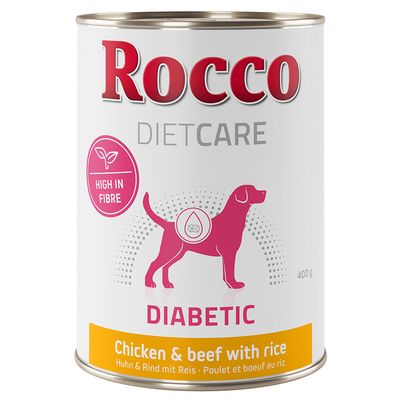 Rocco Diet Care Diabetic – Kurczak i wołowina z ryżem
