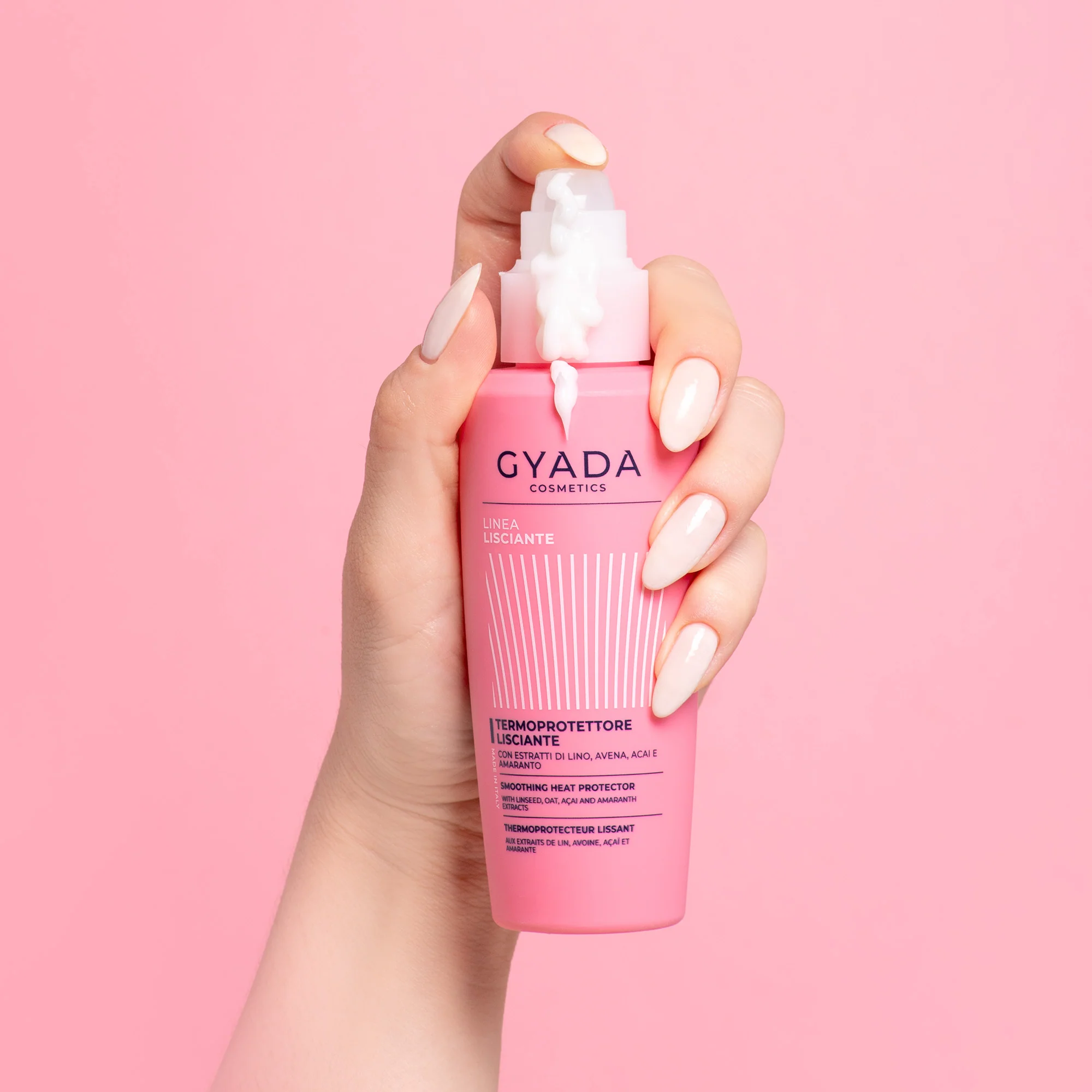 Linea Lisciante Termoprotettore Lisciante - Crema Capelli Styling & Finish, Spray Termo Protettivo