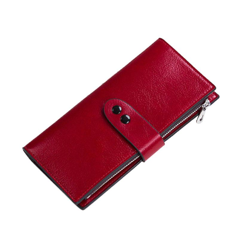 Borse da donna Portafogli da donna Moda donna Pochette lunga di grande capacità Portafoglio sottile in pelle per donna Portamonete Portafogli femminili