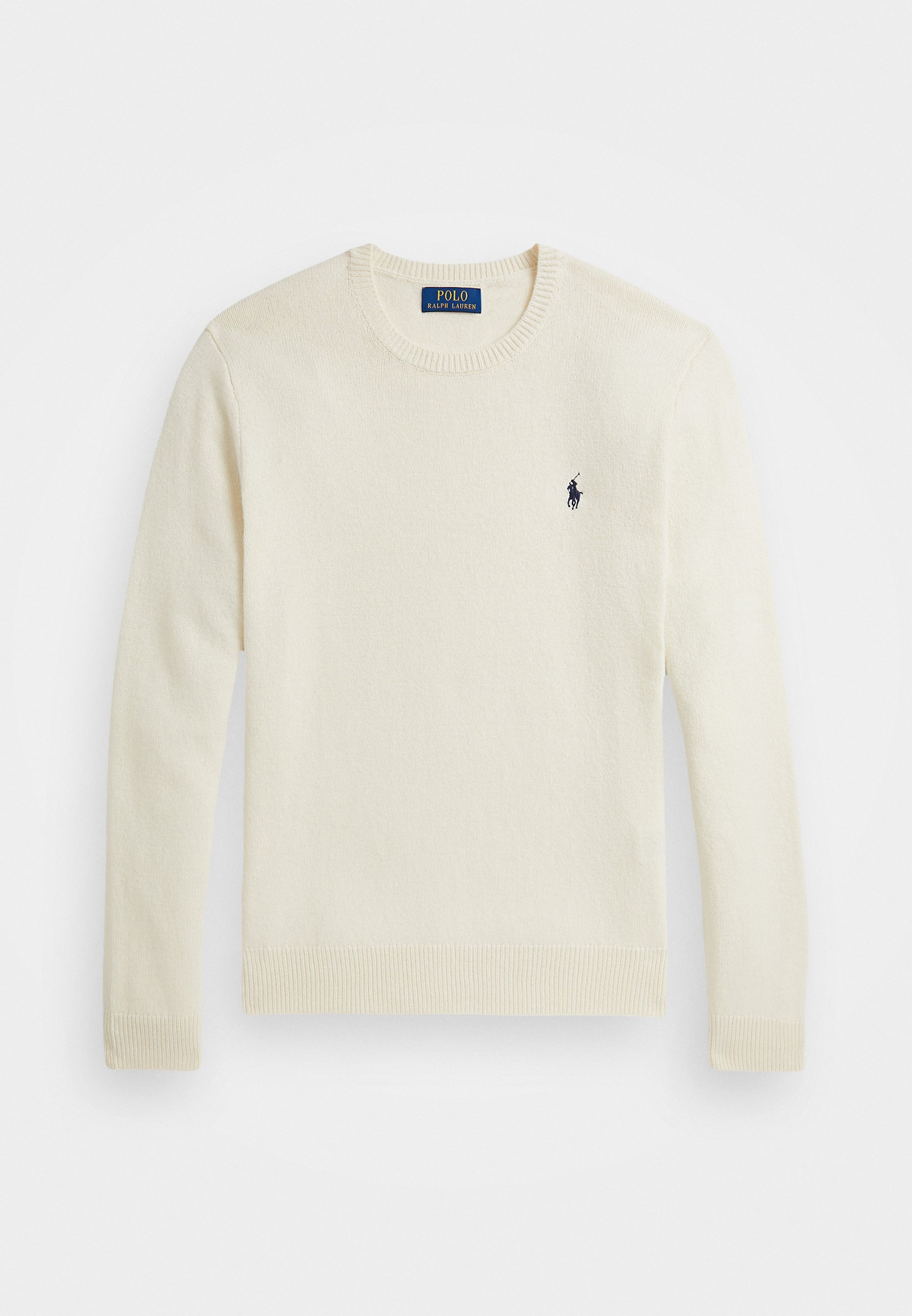 Polo Ralph Lauren wollen katoenen trui met ronde hals - Jumper - andover cream
