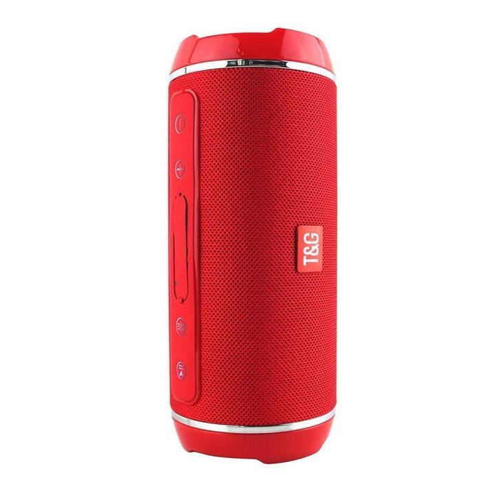 Altavoz portátil - TECH DISCOUNT - I® War Drum - Bluetooth - Resistente al agua - Rojo