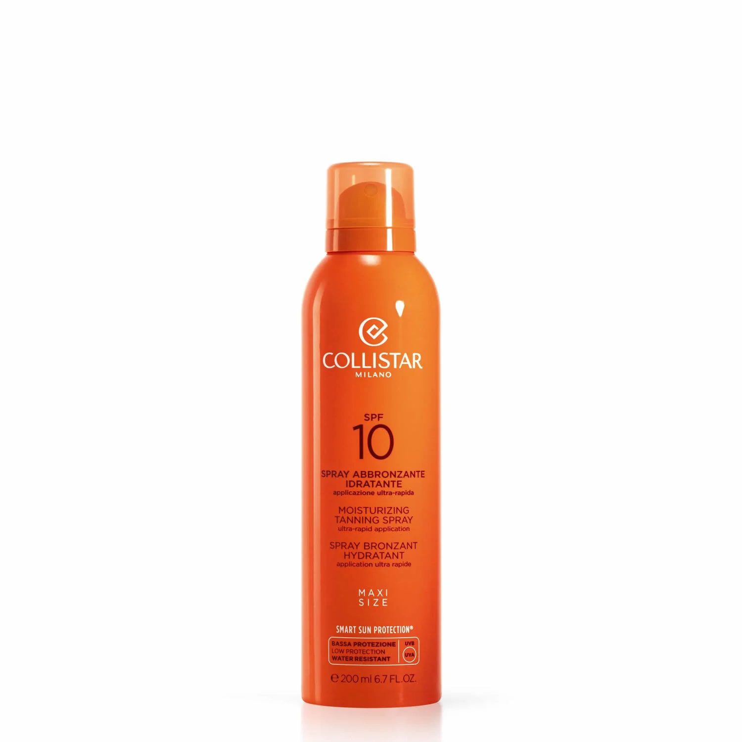 Abbronzatura Spray Abbronzante Idratante SPF10 - Spray solare corpo bassa prot.