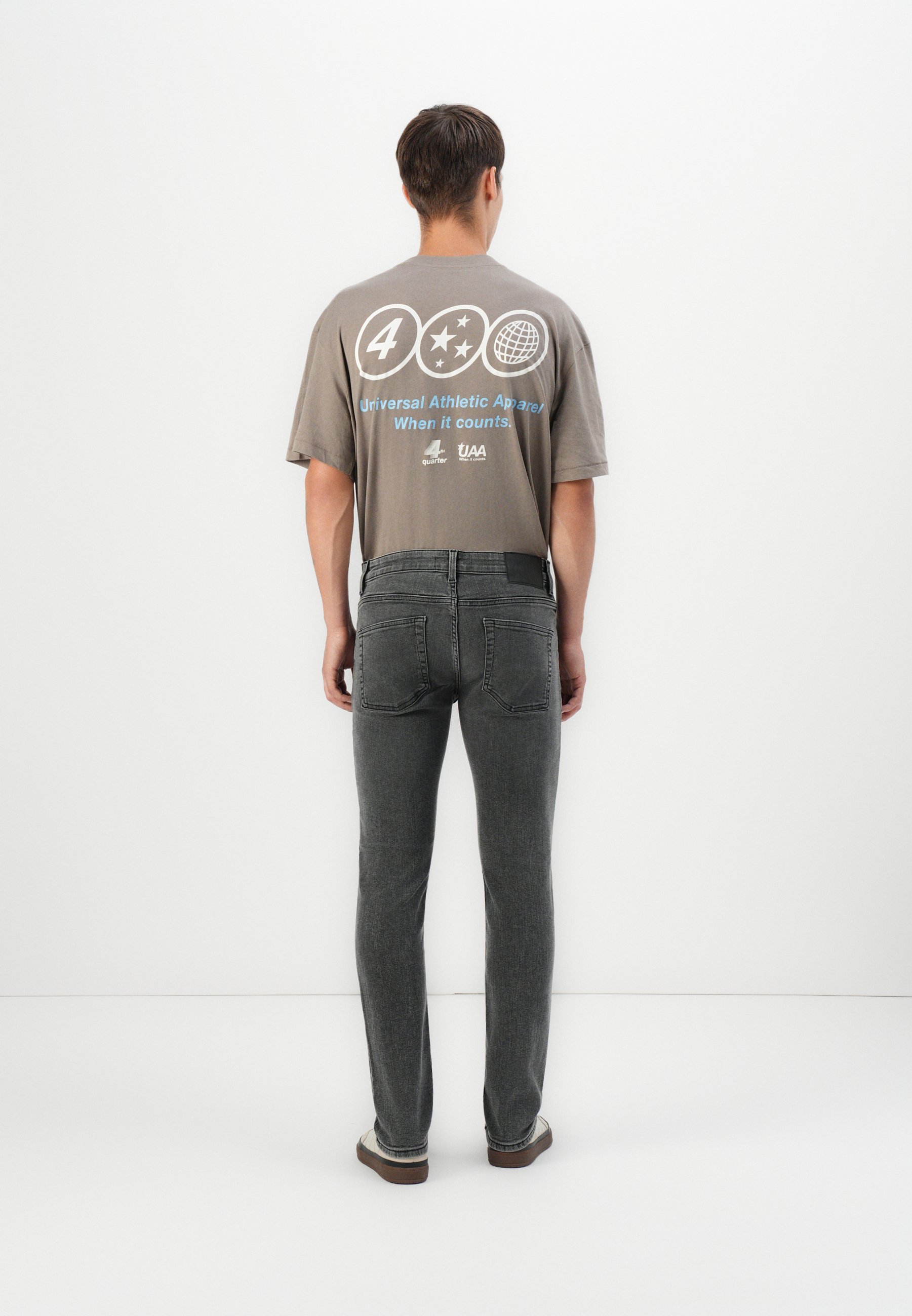 Only & Sons ONSLOOM - Slim fit jeans - donkergrijze denim