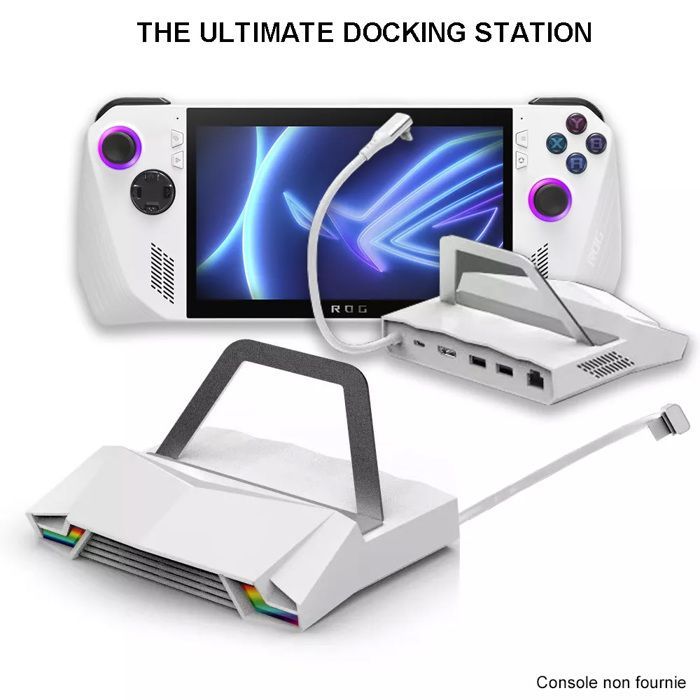 Docking station Ibroz Dock per ROG Ally - hb-radocasc01-wh