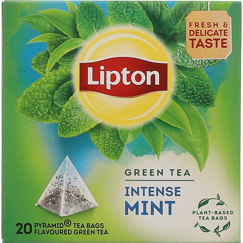 Tè verde alla menta Lipton, 20 bustine, Lipton