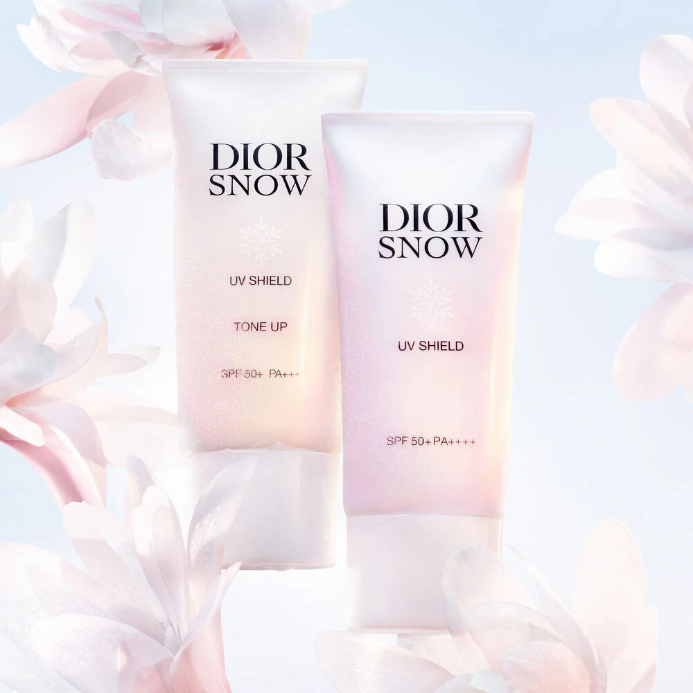 Antimacchie e Illuminanti Diorsnow UV Shield Tone Up - Trattamenti Protettivi, Crema viso colorata antimacchie, Solare viso alta prot.