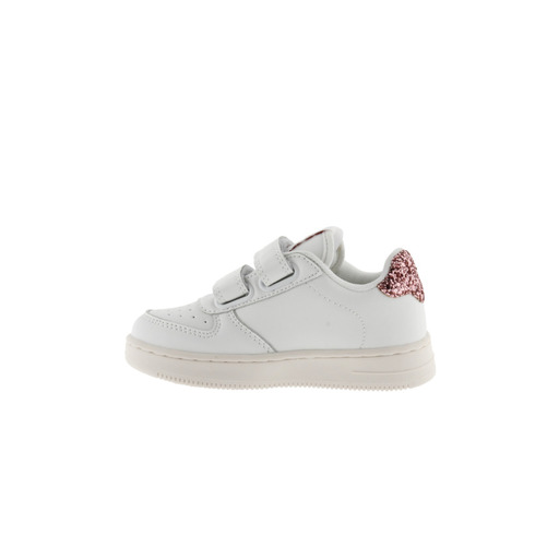 Victoria Tiempo Faux Leather Sneakers with Fantasy Details and Hook and Loop Straps