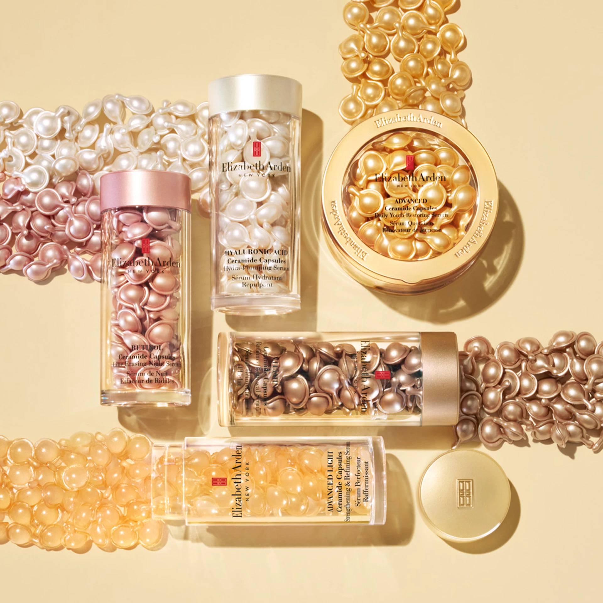 Ceramidne kapsule za obnavljanje i svjetlucavi serum 60 kom - Elizabeth Arden