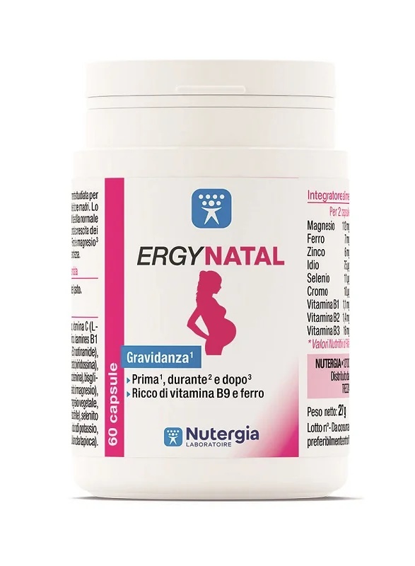 NUTERGIA LABORATORIES Ergynatal 60 capsules