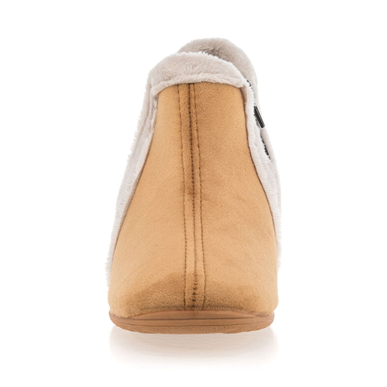 Pantuflas marrones para mujer