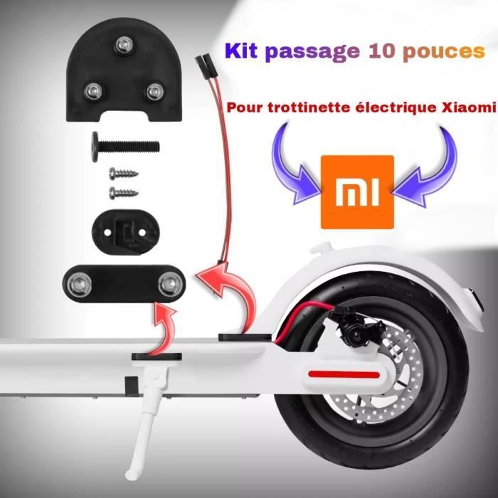 Kit de conversión de 10 pulgadas solo para patinetes eléctricos Xiaomi [necesario para cambiar a neumáticos de 10 pulgadas] [NEGRO]