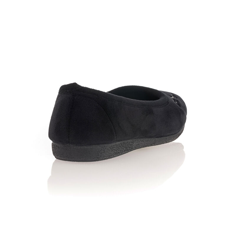 Pantuflas negras para mujer