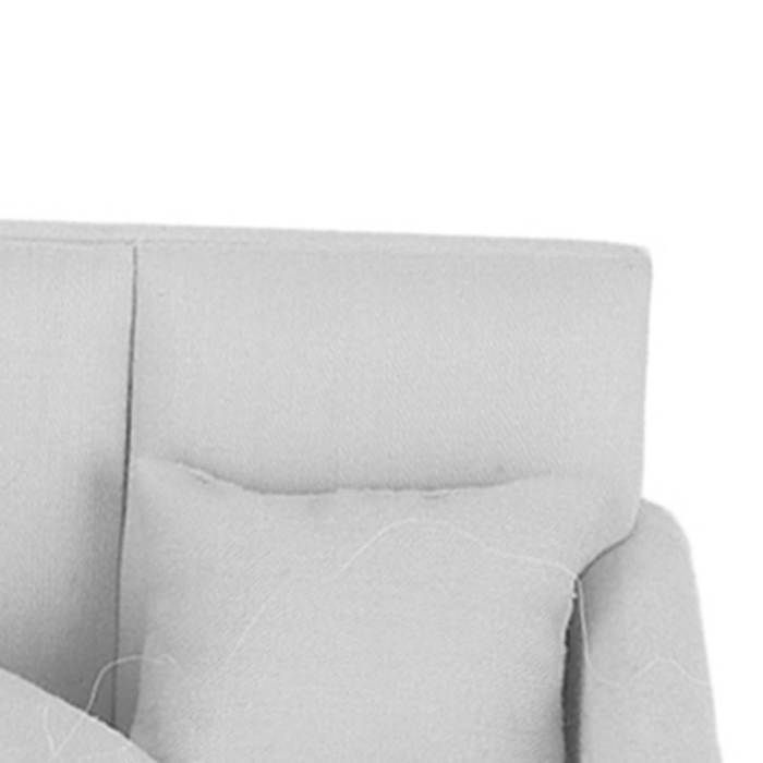Sofá para casa de muñecas SURENHAP 1:12 Mini sofá para casa de muñecas con 3 juegos, color gris.