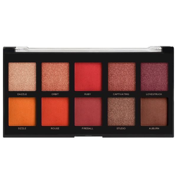 Profusion Cosmetics Rubies - Paleta očních stínů 10 odstínů
