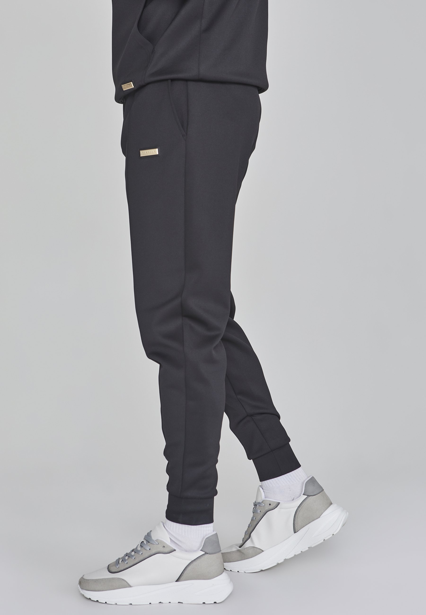 SIKSILK SMART JOGGERS sportinės kelnės - juodos