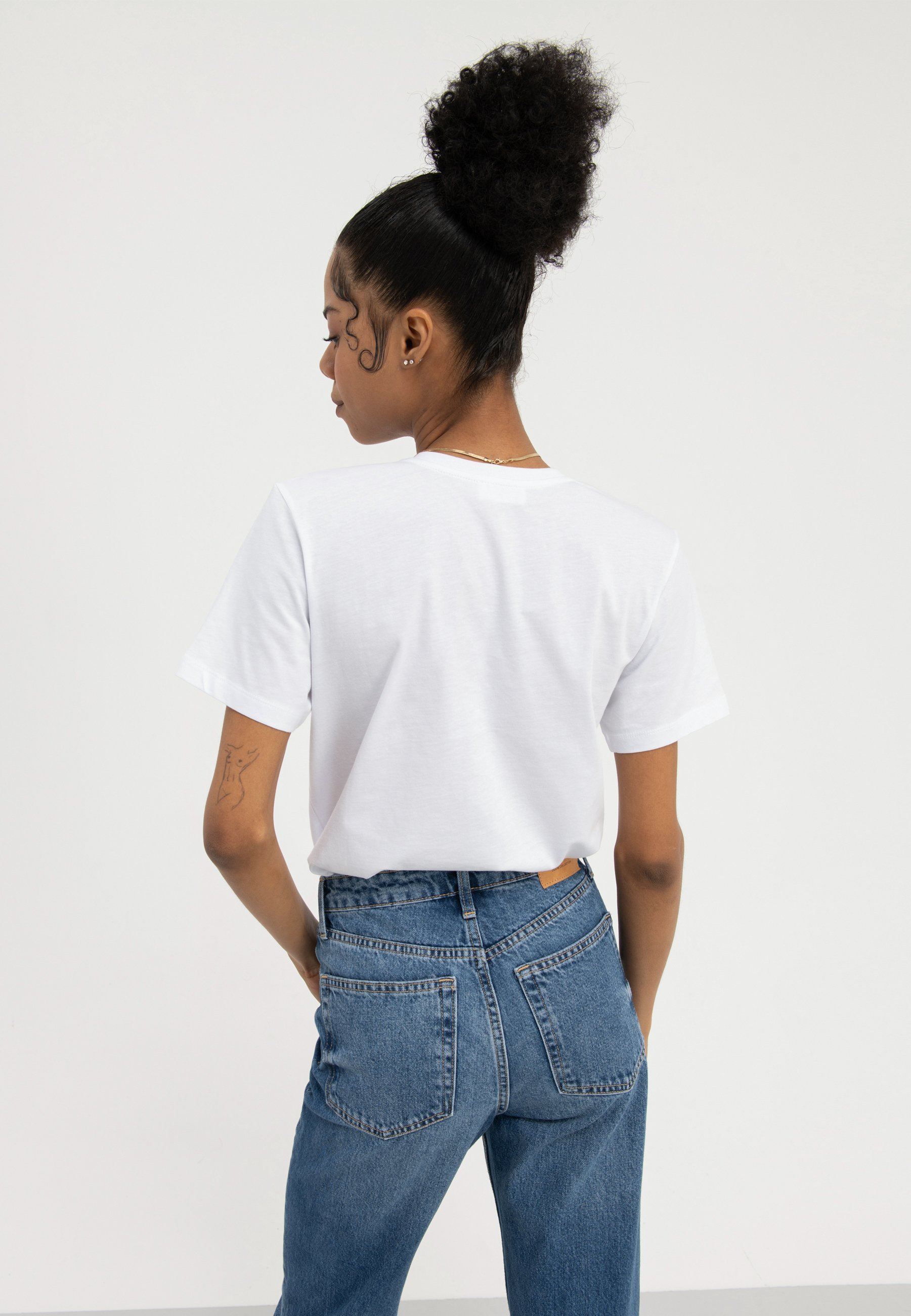 T-shirt Even&Odd Print - bianca