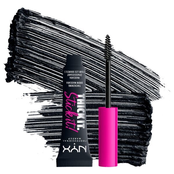 NYX Professional Makeup Thick It. Stick It! Black Brow tušas