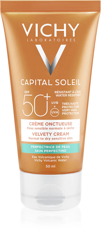 Vichy Capital Soleil Creme Protetor para uma Pele Aveludada e Macia FPS 50+