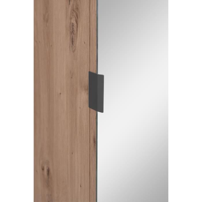 1-door locker, 80x37x189.6 cm, oak finish - MEDAN