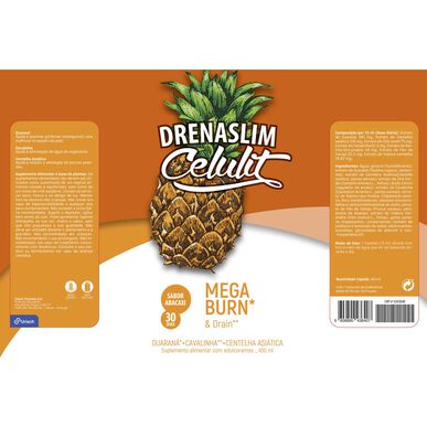 Drenaslim Celulit Mega Burn Drenažní doplněk stravy 450 ml 450 ml
