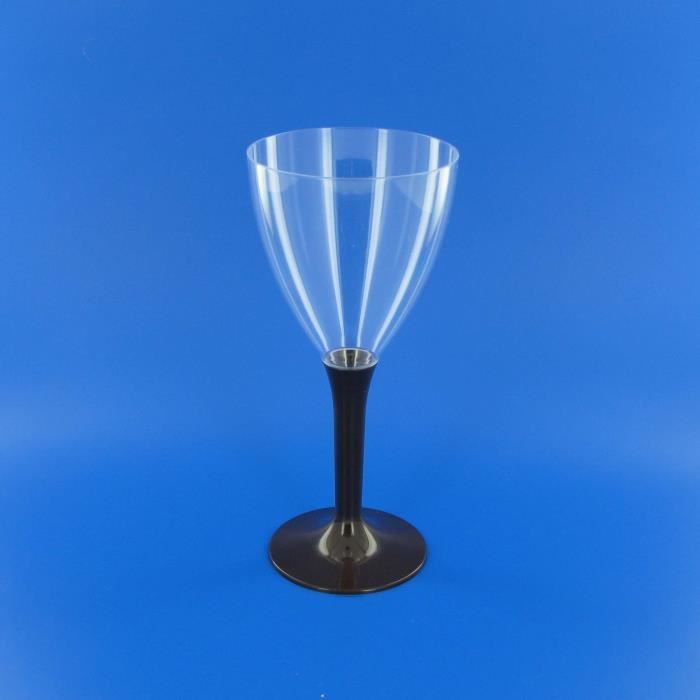 Paquete de 10 copas de vino con tallo estilo Burdeos