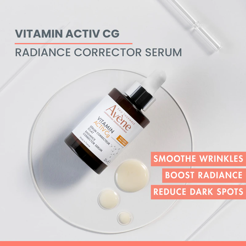 Avène Vitamin Activ CG Radiance Concentrated Serum: een geconcentreerd serum met een verhelderend effect.