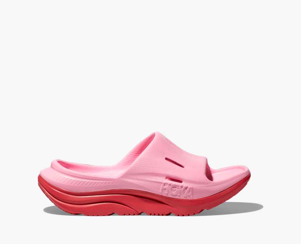 HOKA Ora Recovery Slide 3 Pioenroos / Kers