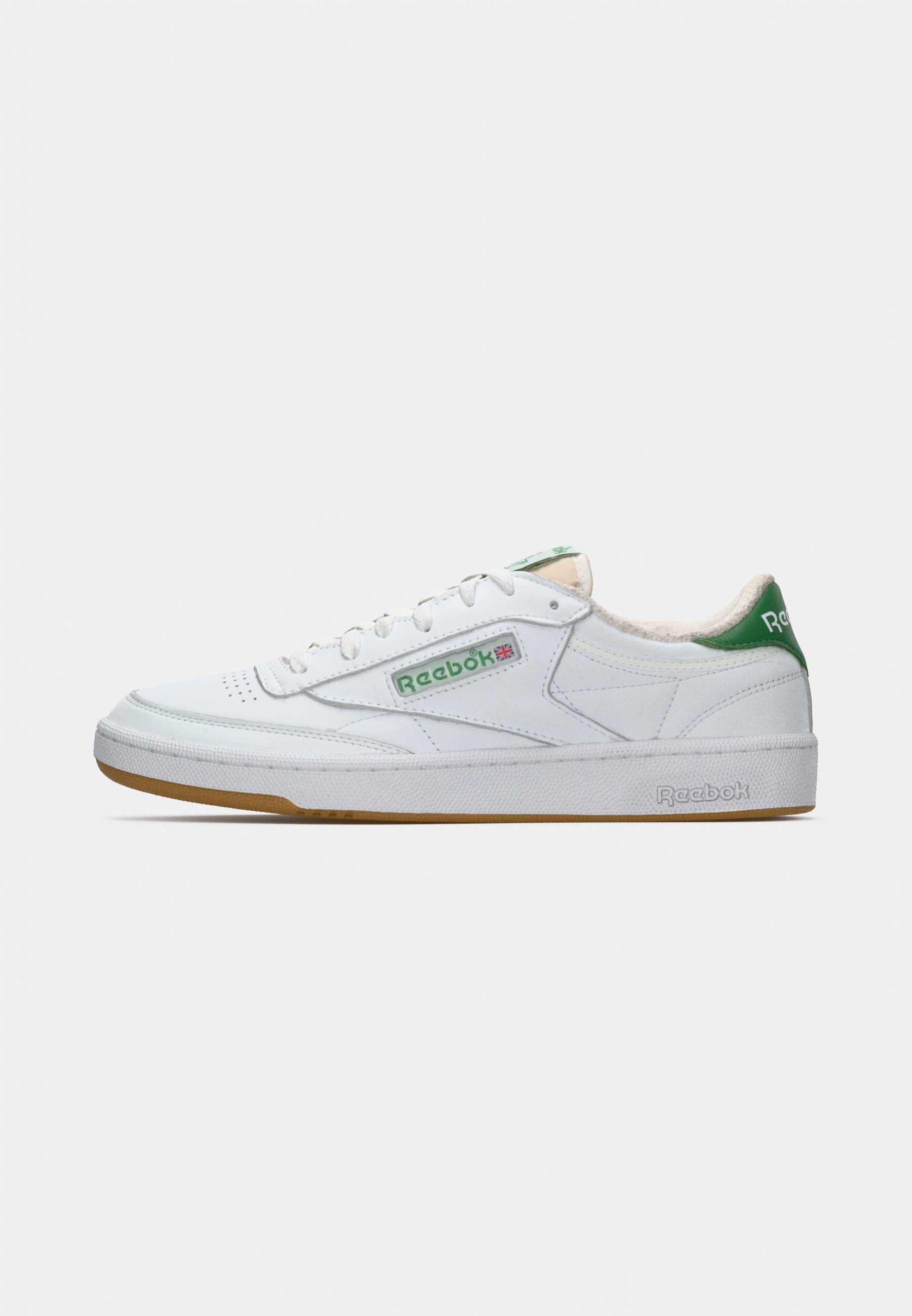 Reebok Classic CLUB C 85 VINTAGE UNISEX - Sneakers - schoenen wit/glen groen